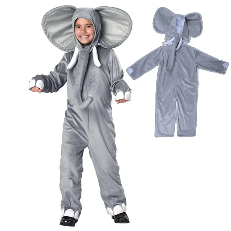 Déguisement Éléphant Gris Enfant de qualité