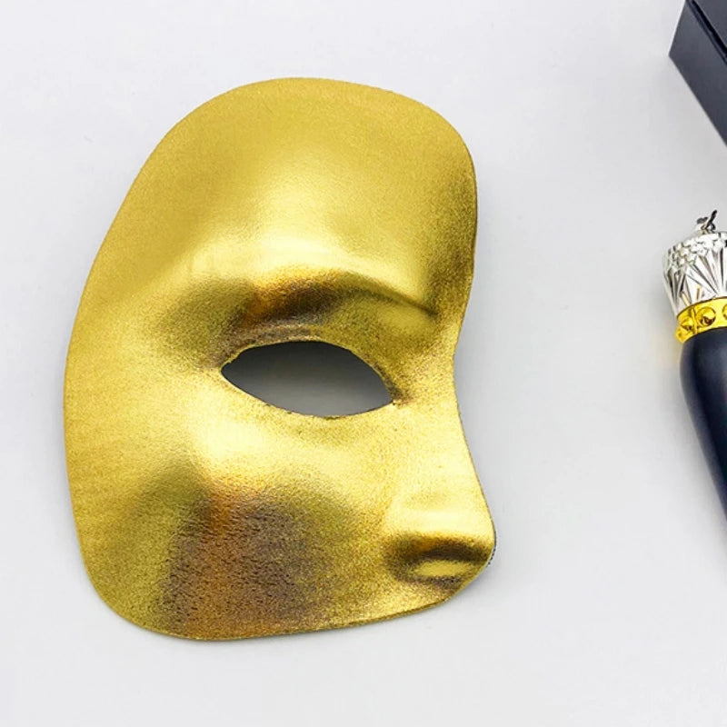 Demi-Masque Halloween Doré Chic