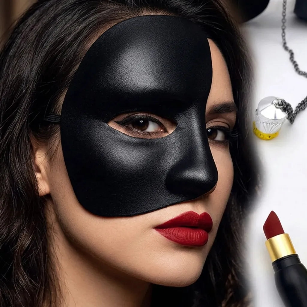 Demi-Masque Halloween Noir original