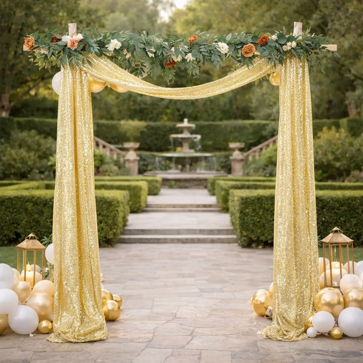 Drapé Arche Mariage Doré