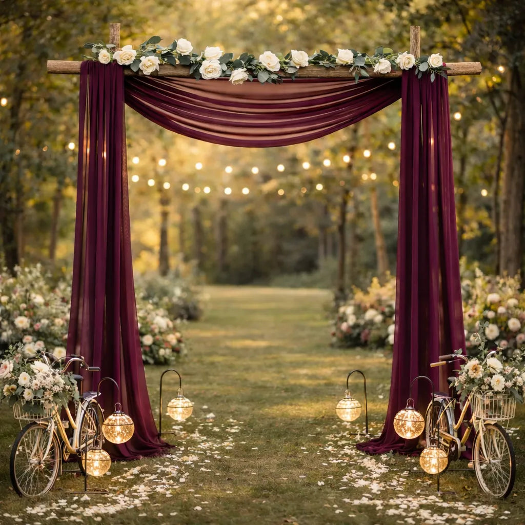 Drapé Arche Mariage Elégant