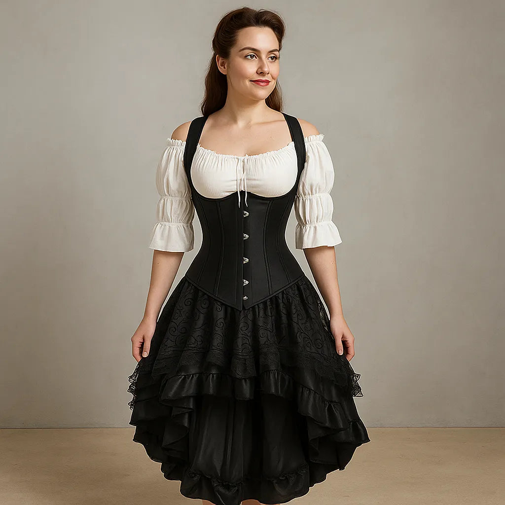Ensemble Corset Pirate Noire