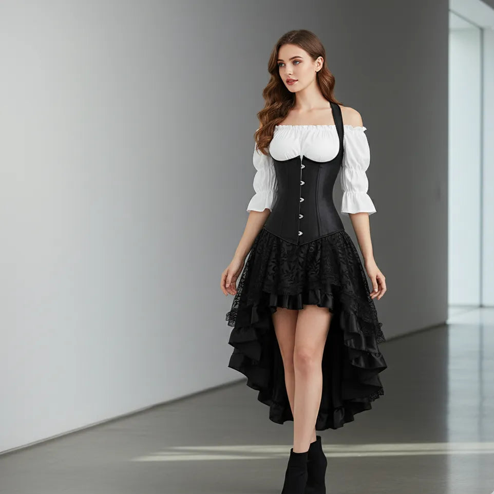 Ensemble Corset Pirate Noire
