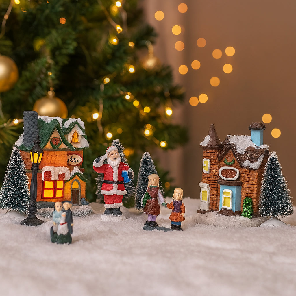 Ensemble Déco Village de Noël