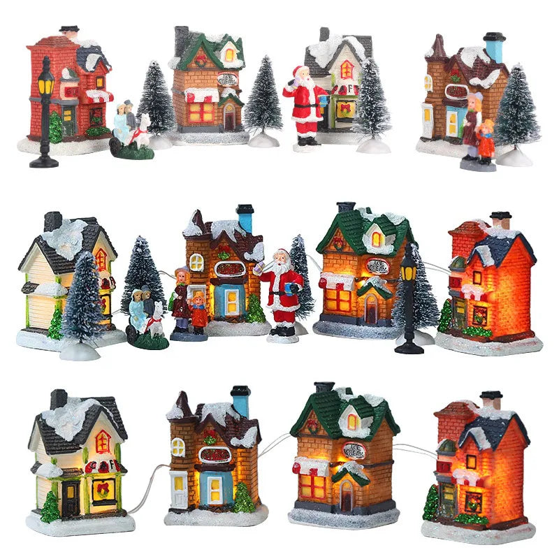 Ensemble Déco Village de Noël Captivant