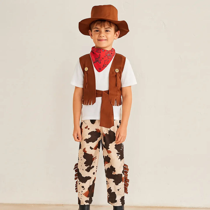 Ensemble Déguisement Cowboy Complet pour Enfant