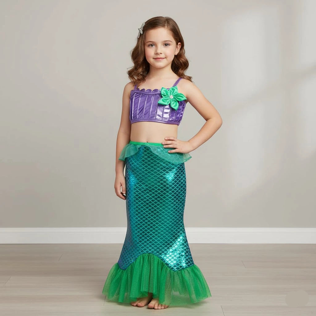 Ensemble Déguisement Sirène Fillette