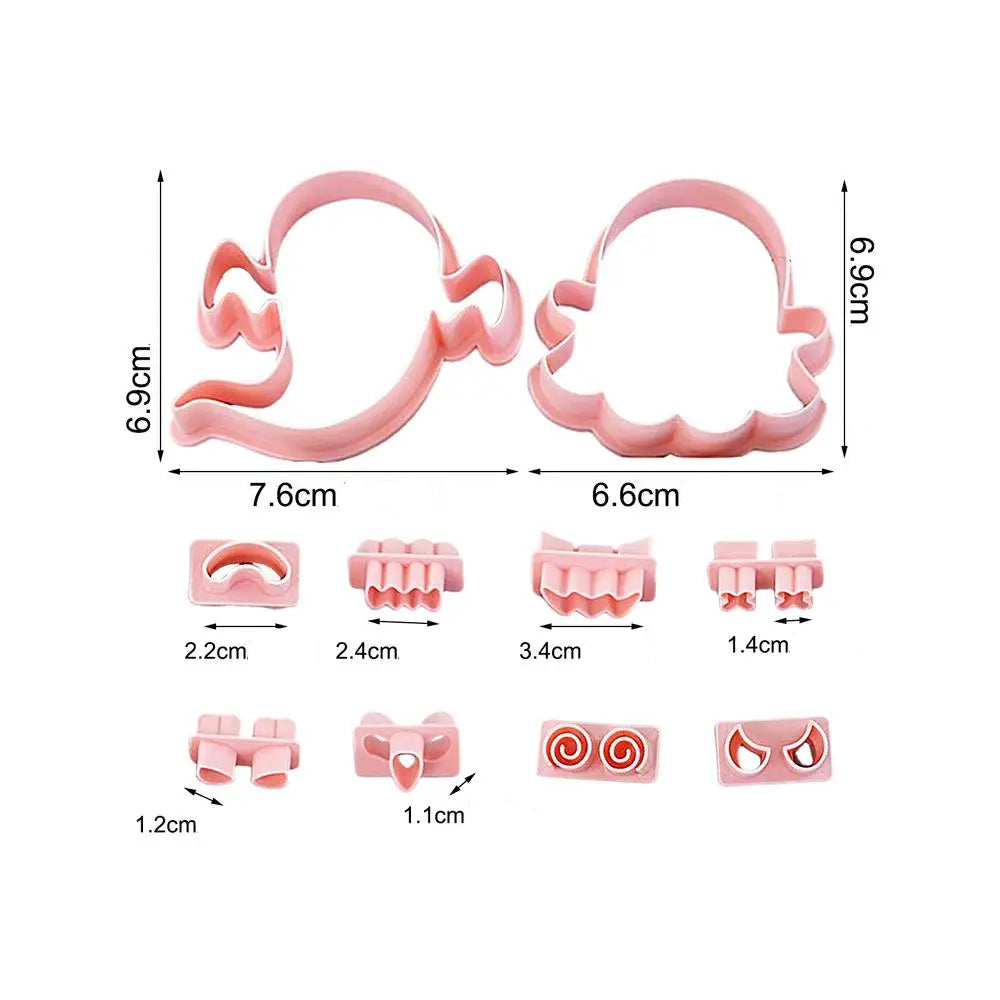 Ensemble d’Emporte-Pièces Fantôme Durable