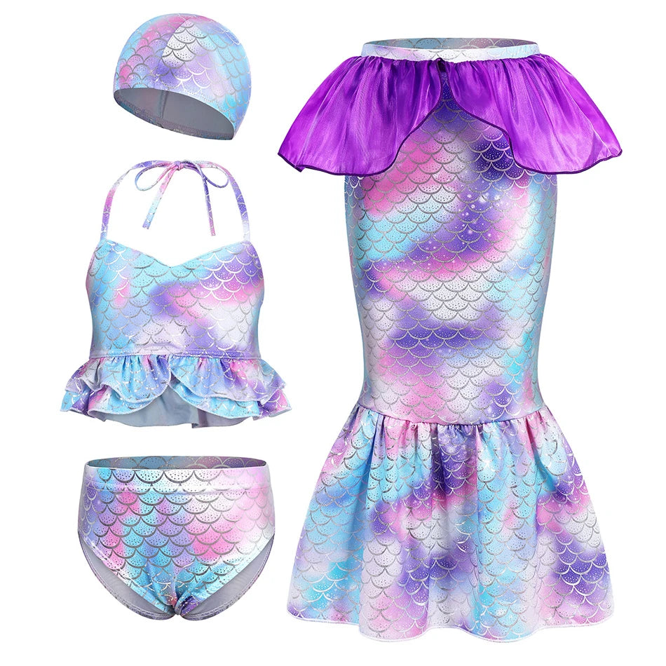Ensemble de Bain Sirène Violet qualité