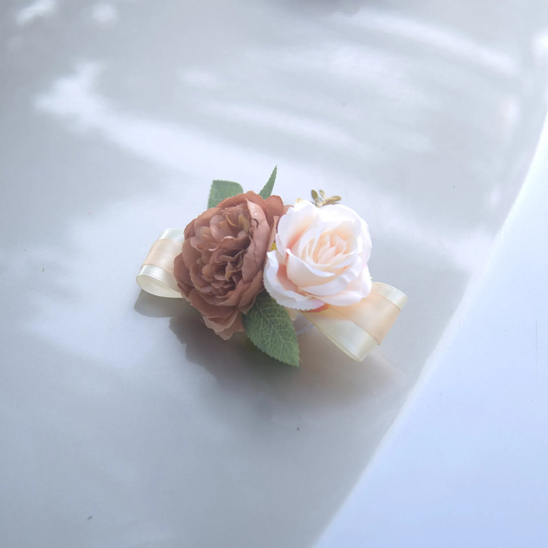 Ensemble de Déco Florale Rose Véhicule Mariage