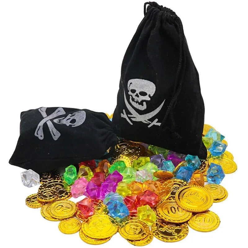 Ensemble de Déguisement Pirate Sac au Trésor