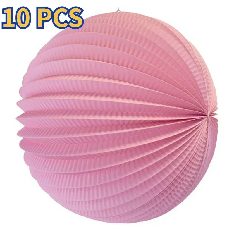 Ensemble de Lampions Mariage Roses glamour