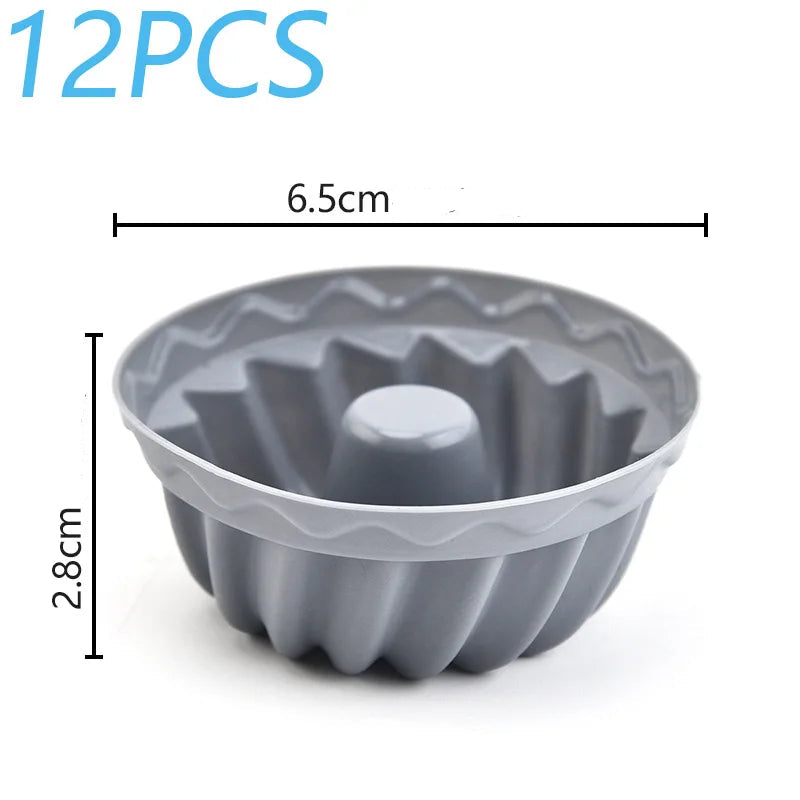 Ensemble de Moules à Petits Gâteau en Silicone Minimaliste