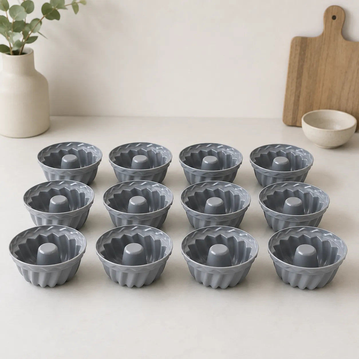 Ensemble de Moules à Petits Gâteau en Silicone Pratique