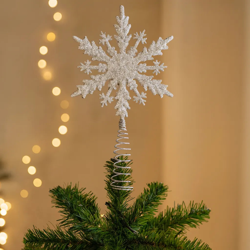 Etoile Flocon de Neige Argentée Design.