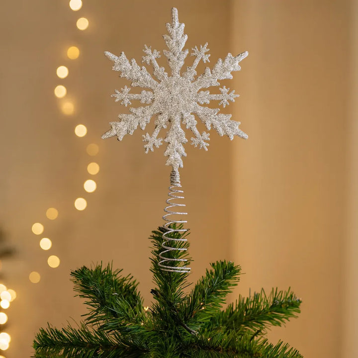 Etoile Flocon de Neige Argentée Design.