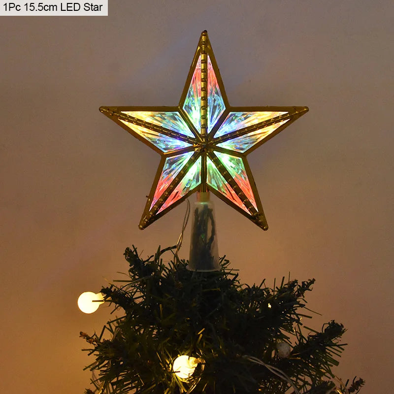 Etoile Lumineuse Colorée de Noël