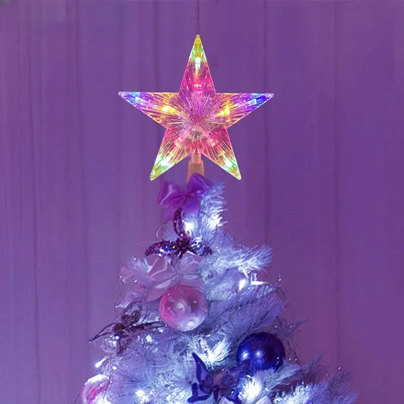 Etoile Lumineuse Multicolore Noël Chic