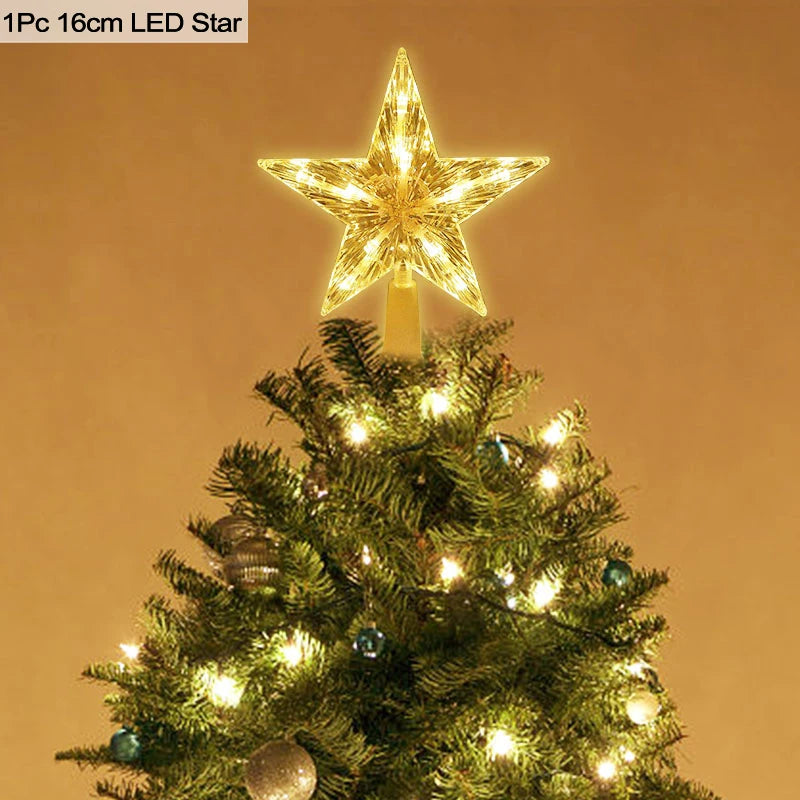 Etoile Noël LED Lumière Chaude Chic