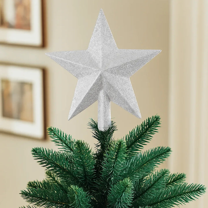 Etoile Sapin de Noël Argent.