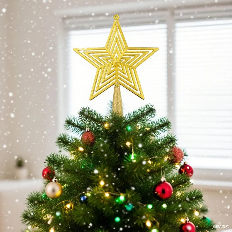 Etoile Sapin de Noël Doré Classique