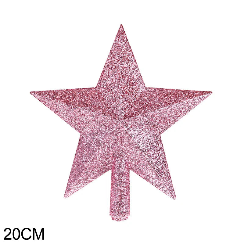 Etoile Sapin de Noël Rose lumineux