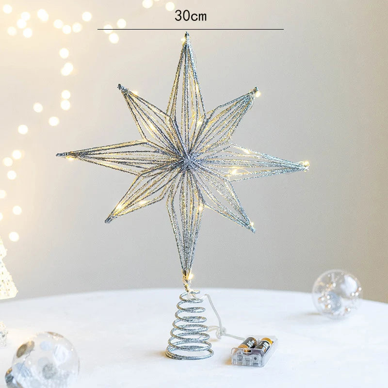 Etoile de Noël Lumineuse pour Sapin