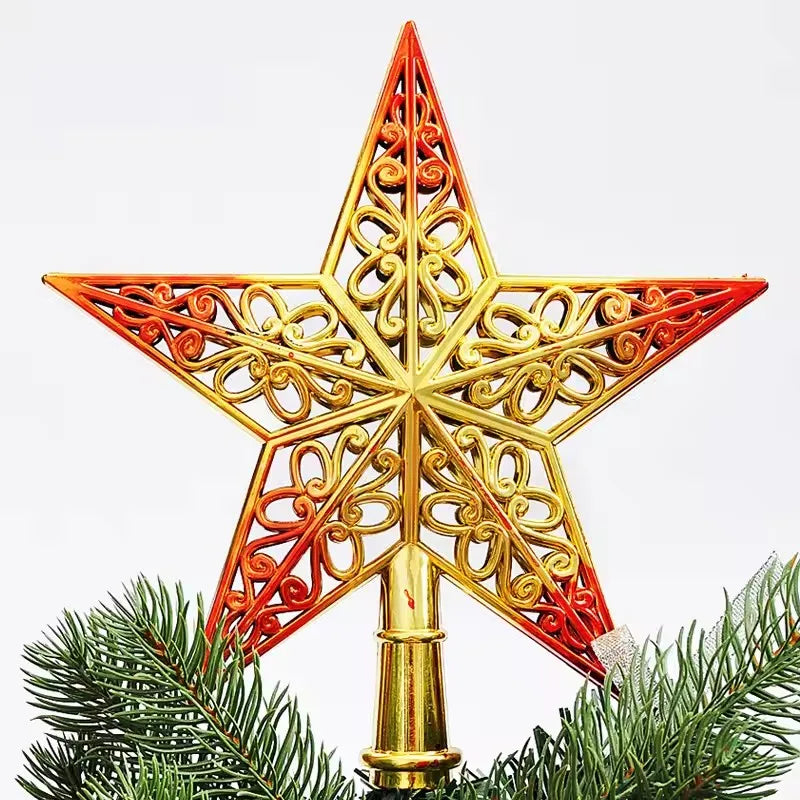 Etoile de Noël Orange Raffinée