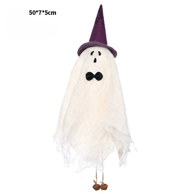 Fantôme Décoratif à Chapeau Accueillante