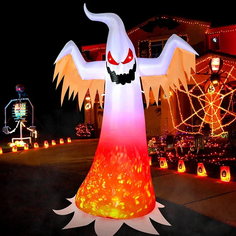Fantôme Gonflable Lumineux Halloween Design