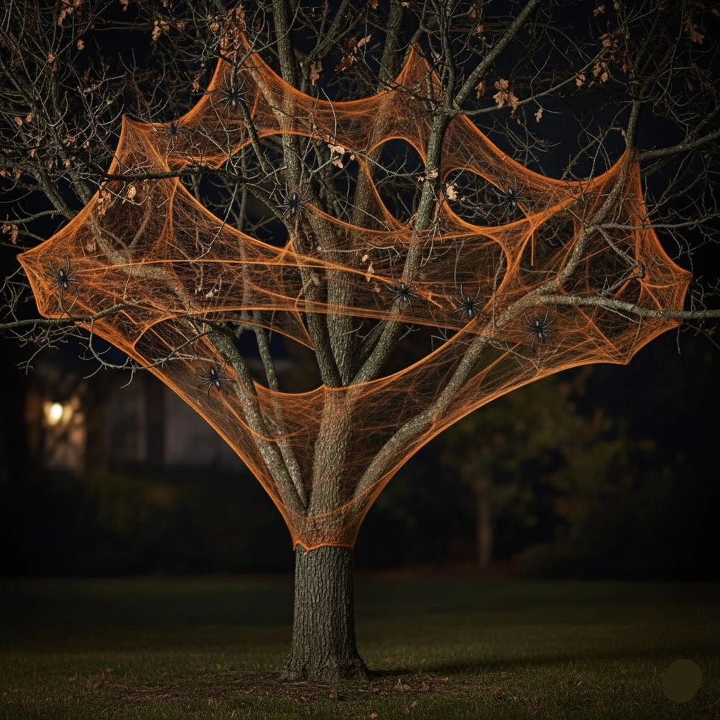 Fausse Toile D’araignée Orange