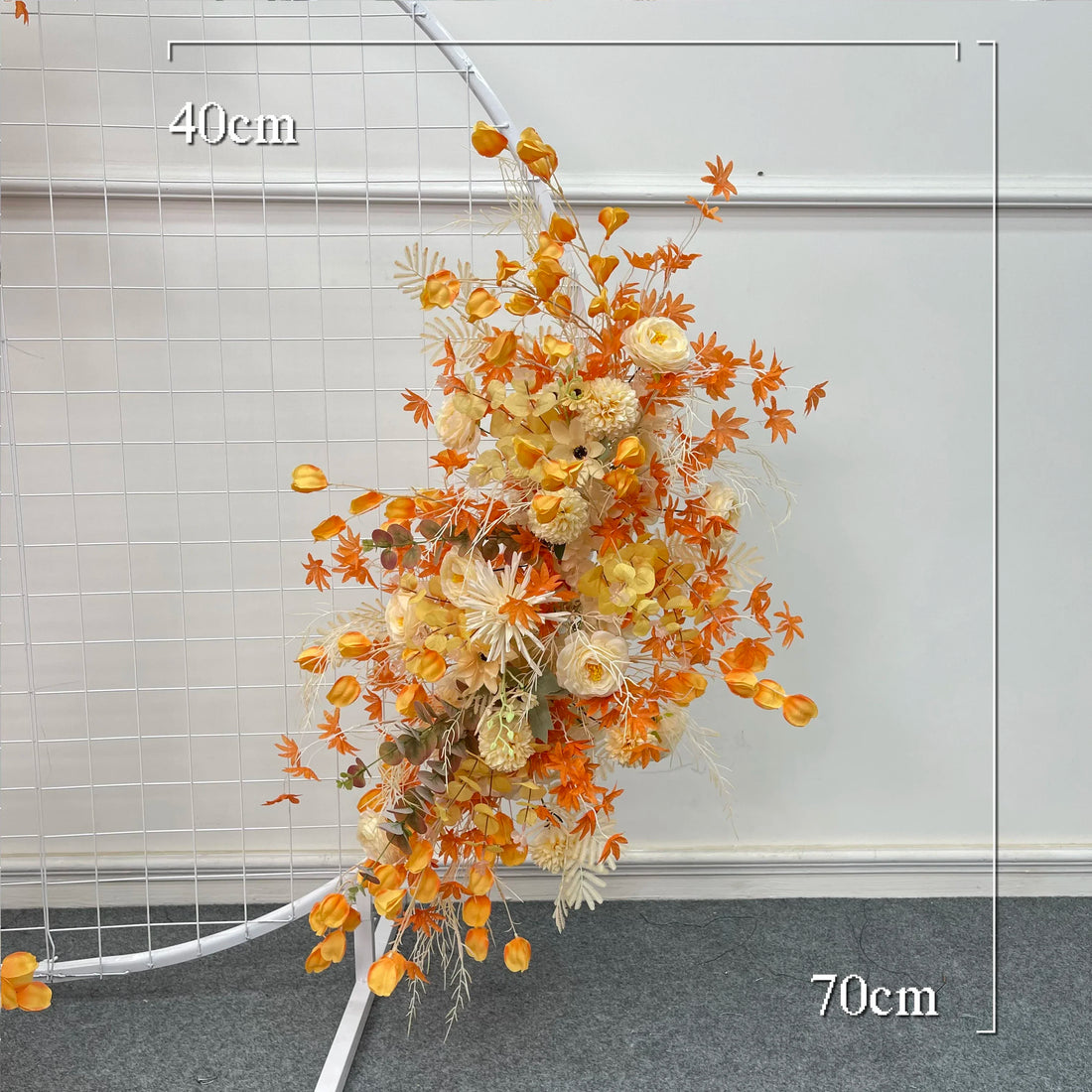 Fausses Fleurs Boho pour Arche Mariage élegant