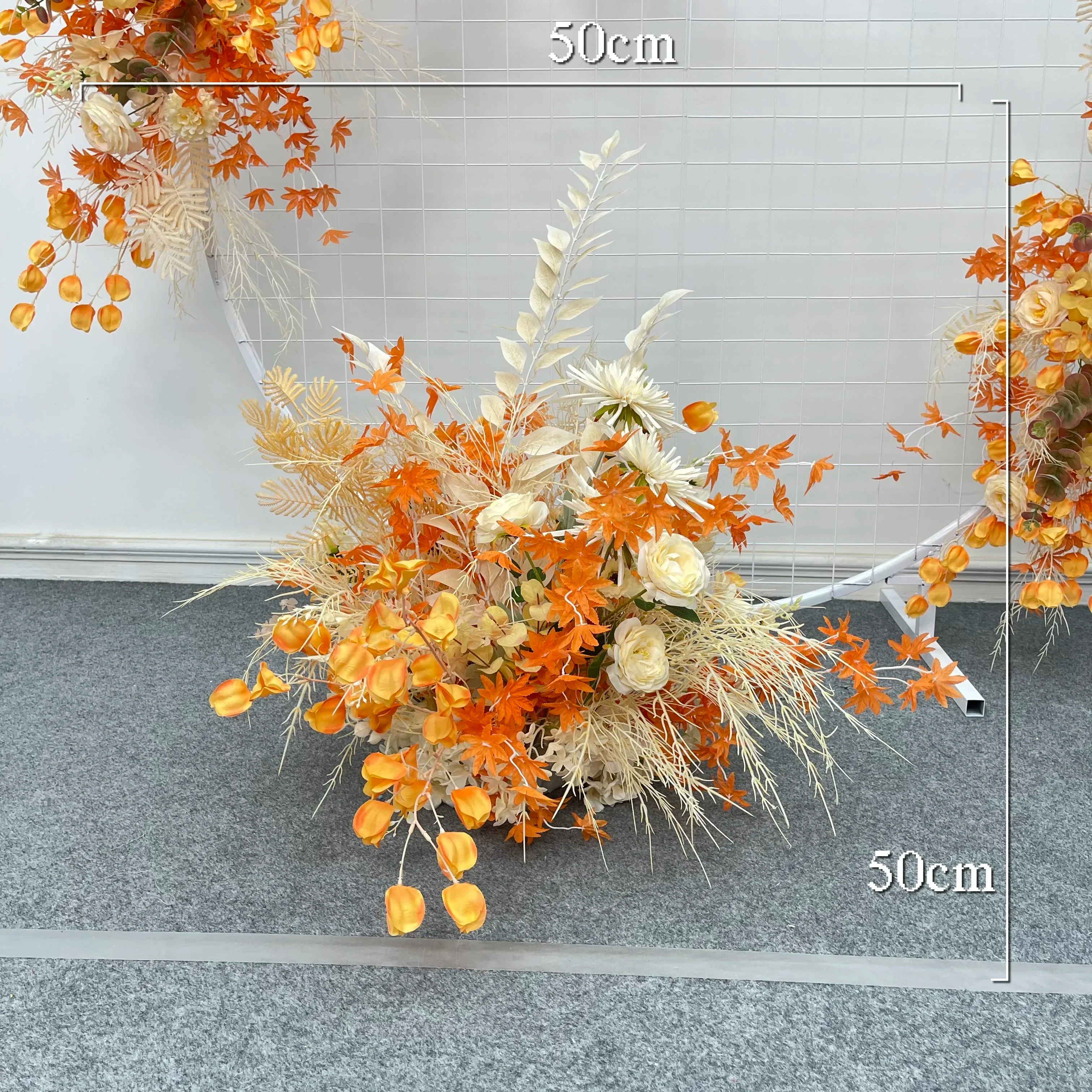 Fausses Fleurs Boho pour Arche Mariage tendance