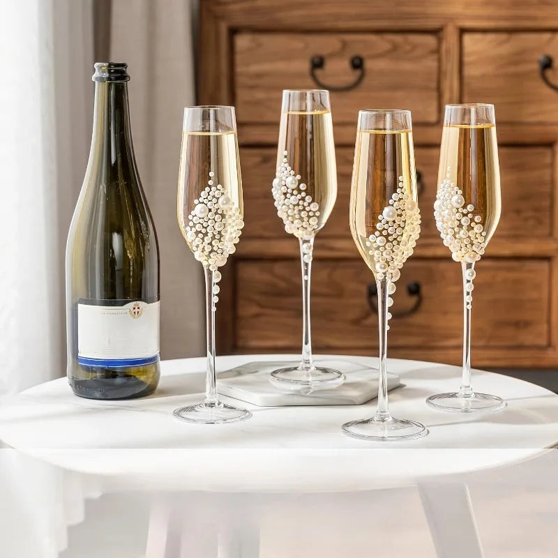 Flûte à Champagne à Perles  Classe