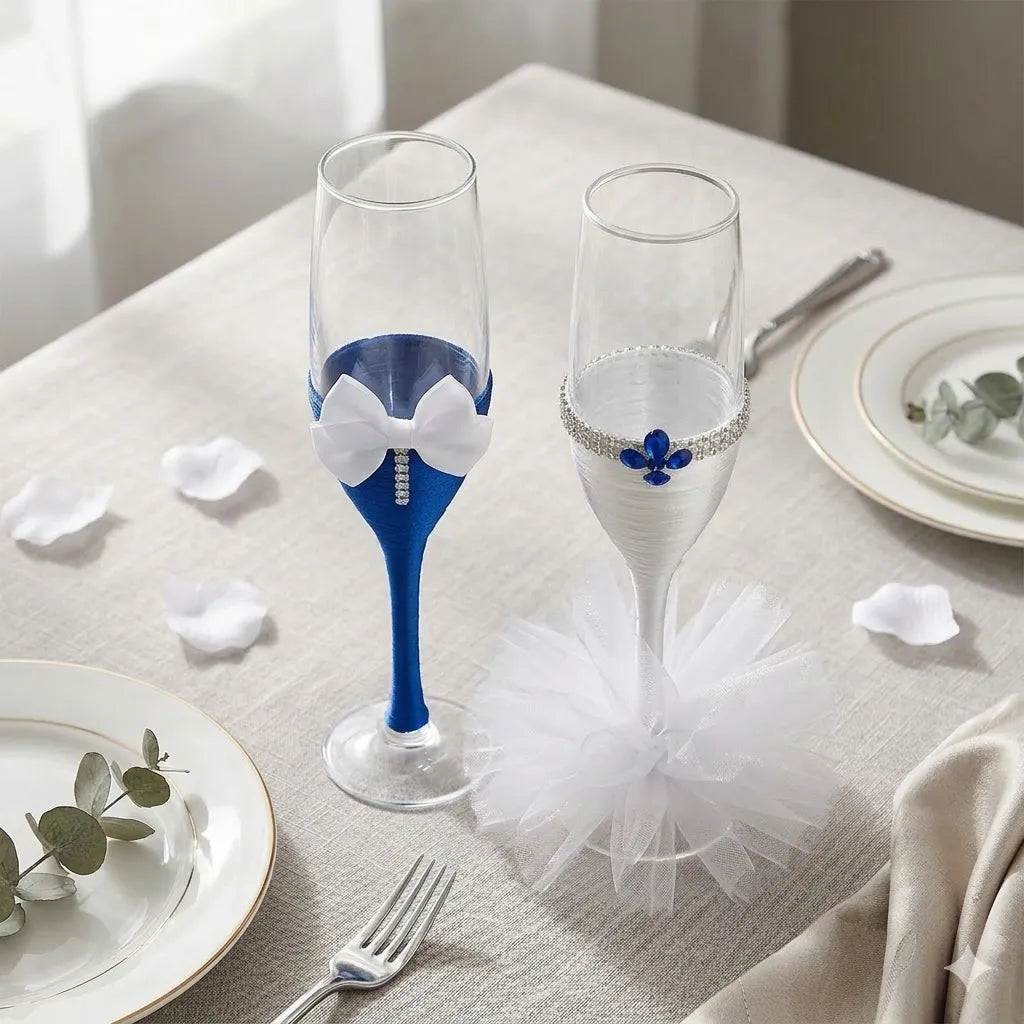 Flûte Mariage Champêtre en Jute