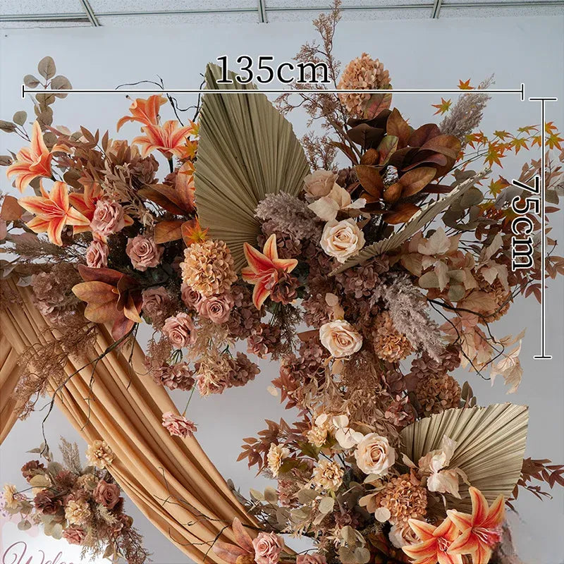 Fleur Arche Mariage à Feuilles d’Eventail Affirmé