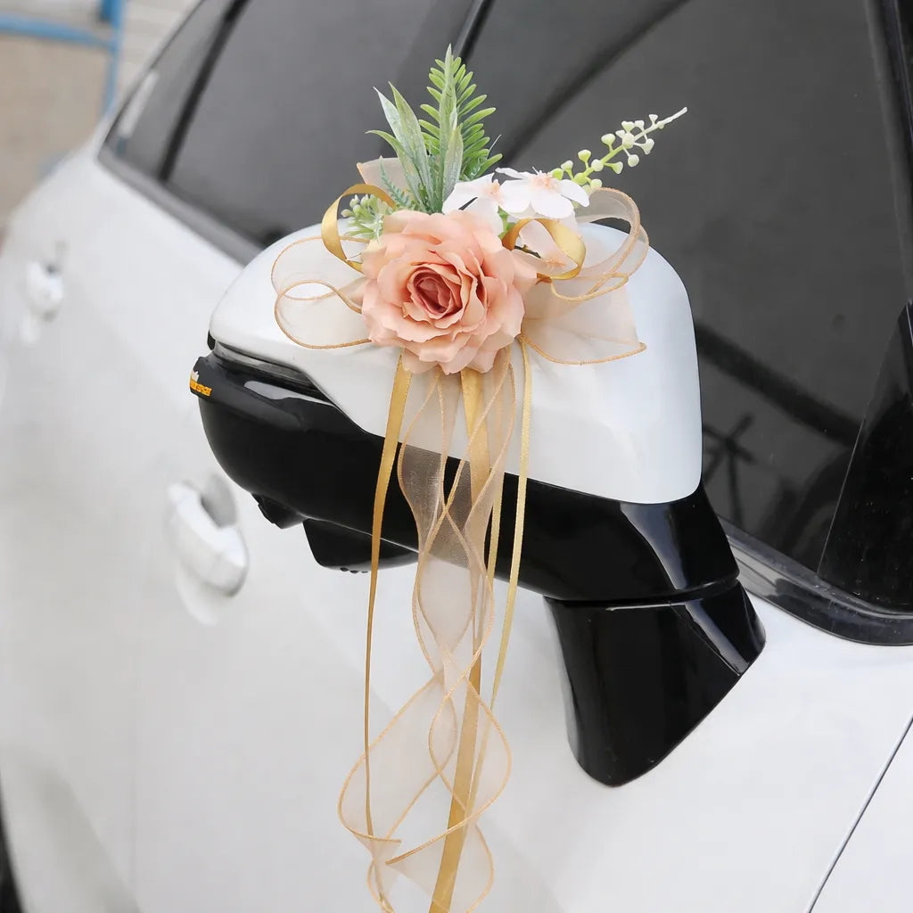 Fleur Champêtre Voiture Mariage