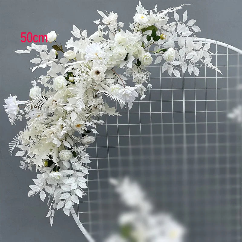 Fleurs Blanches Arche Mariage Epuré Design