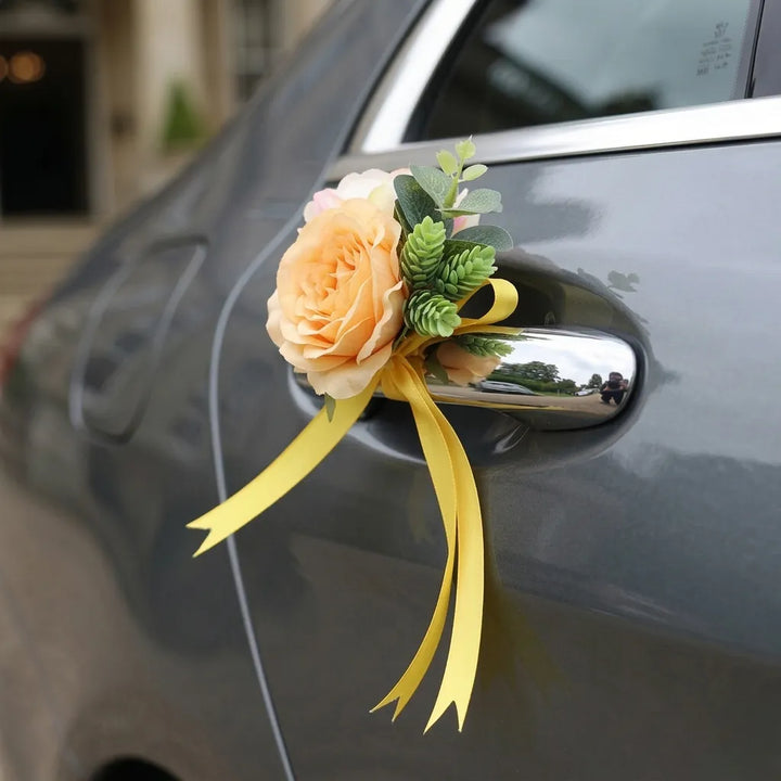 Fleurs Jaunes Pour Portière Voiture