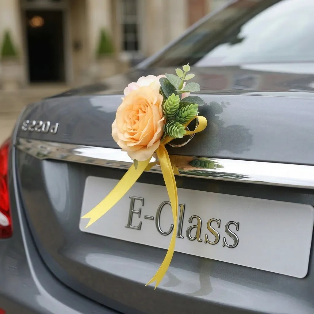 Fleurs Jaunes Pour Portière Voiture Design