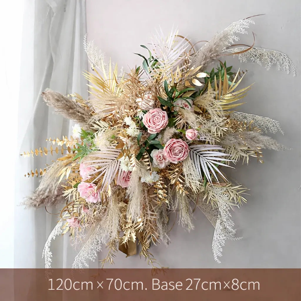 Fleurs Séchées Arche Mariage Affirmé