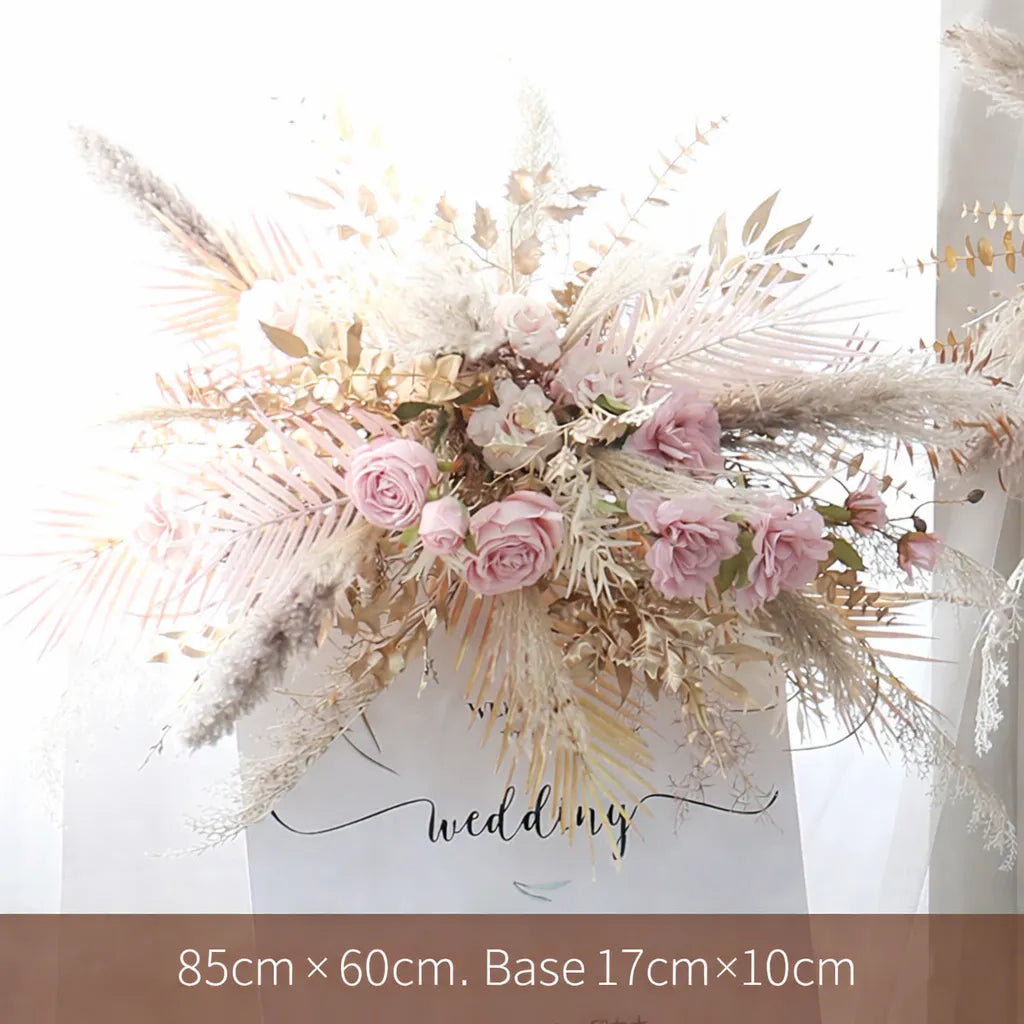 Fleurs Séchées Arche Mariage Elégant