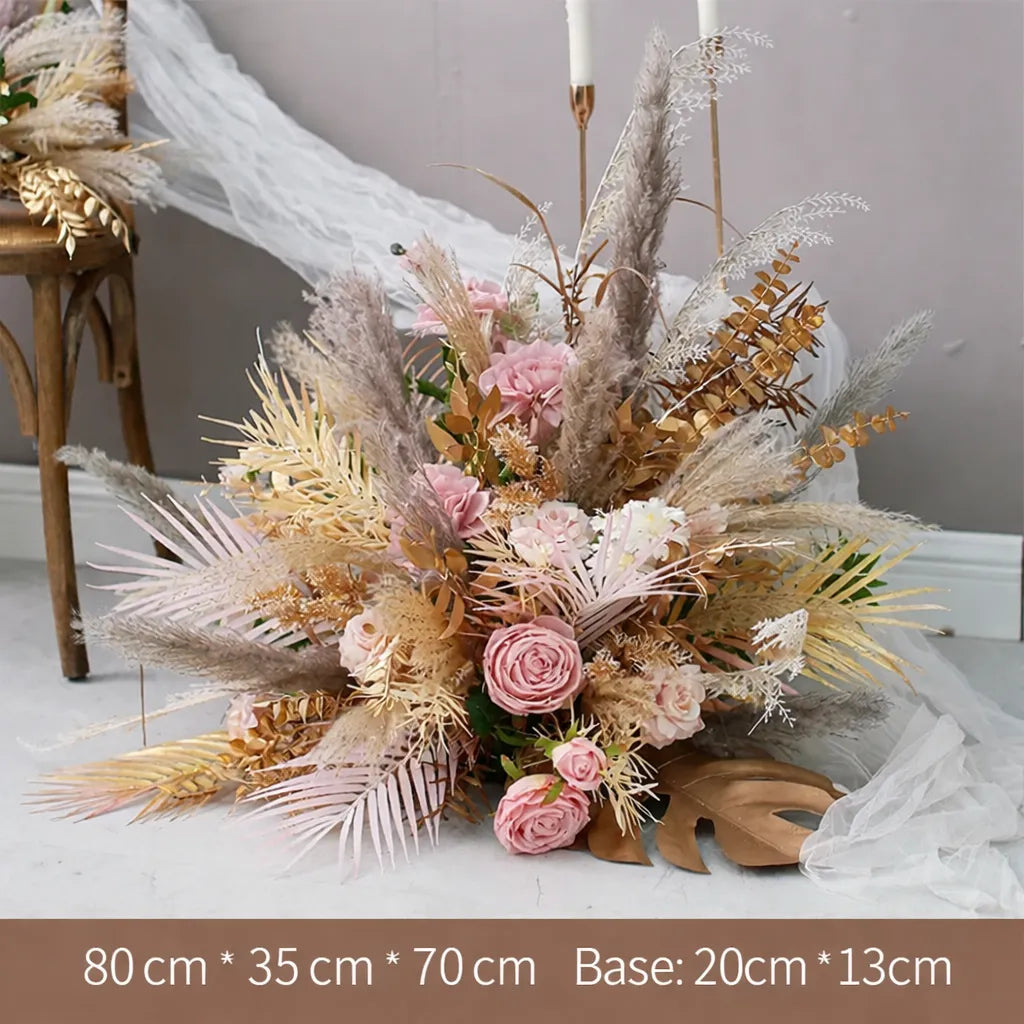 Fleurs Séchées Arche Mariage Raffiné