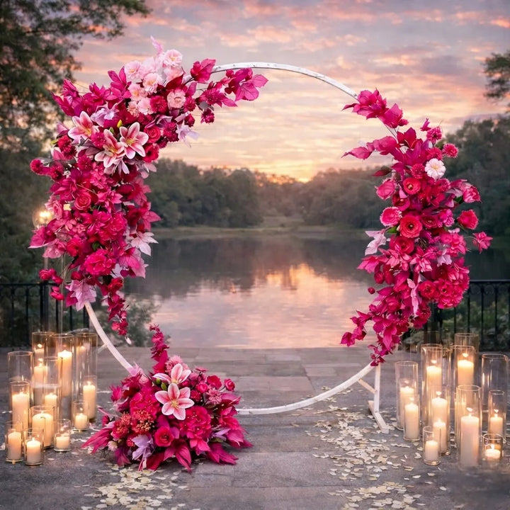 Fleurs Vives Artificielles pour Arche Mariage