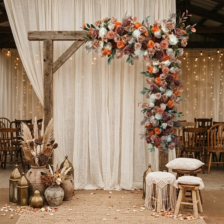 Fleurs de Roses pour Déco Arche Mariage