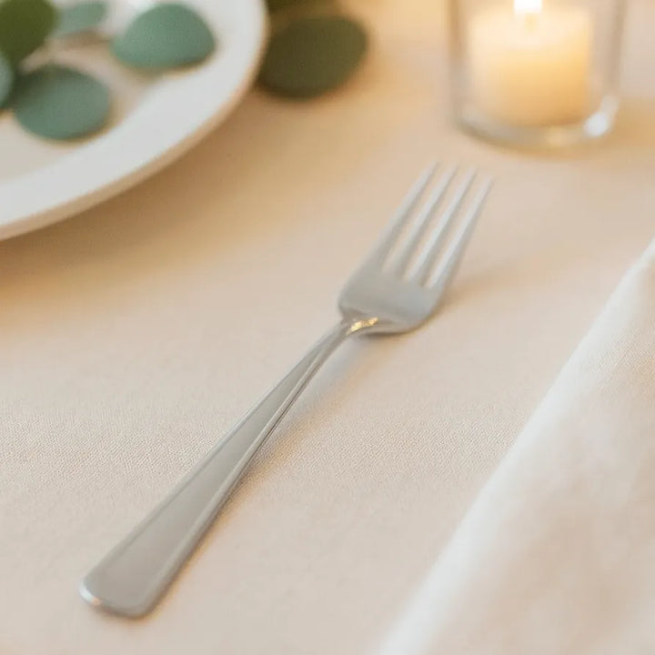 Fourchette Jetable Argentée1