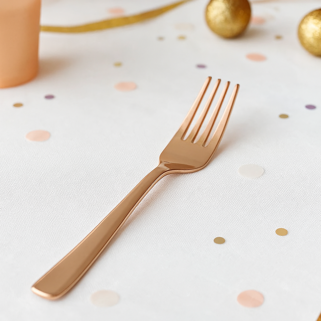 Fourchettes Anniversaire Rose Gold