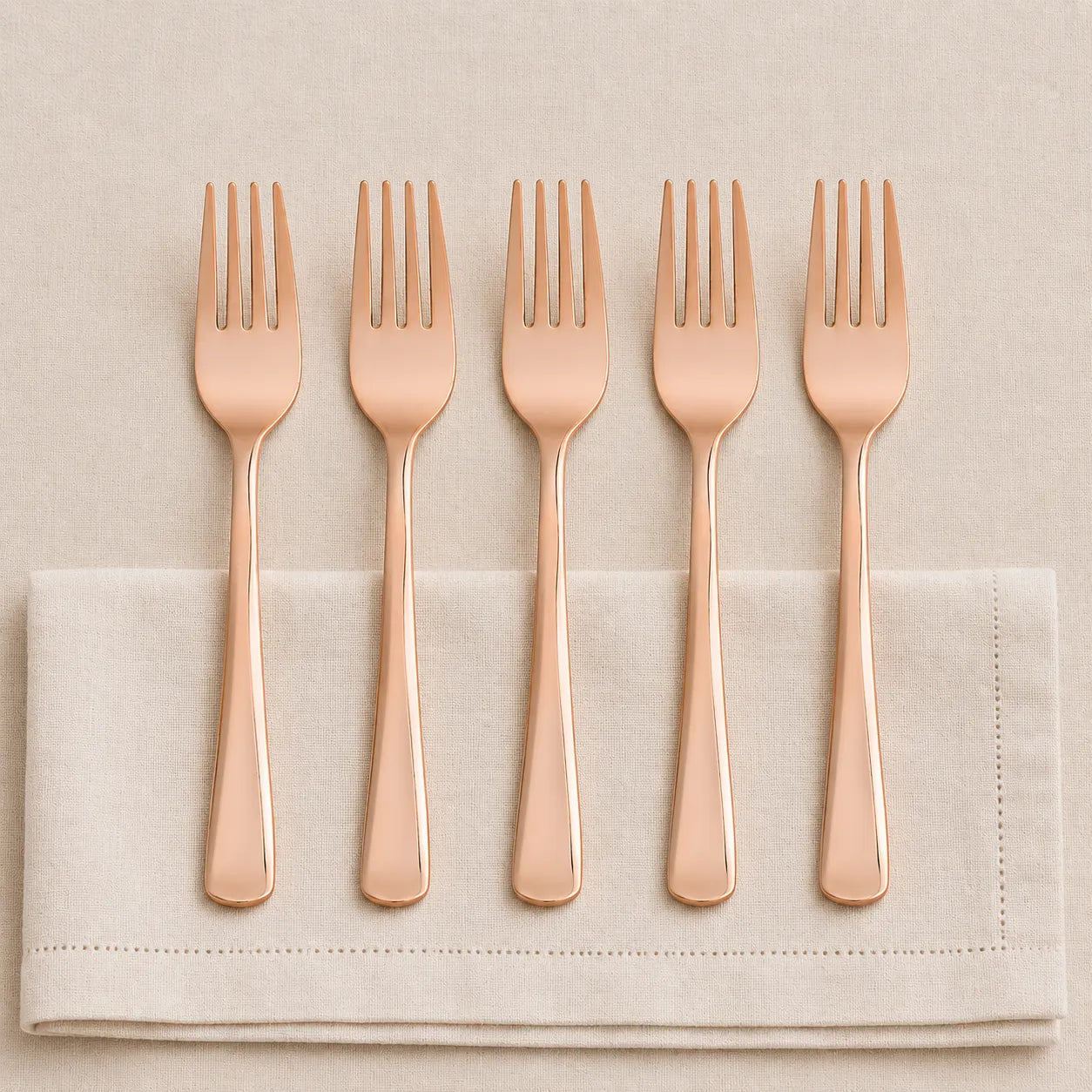 Fourchettes Anniversaire Rose Gold Classe