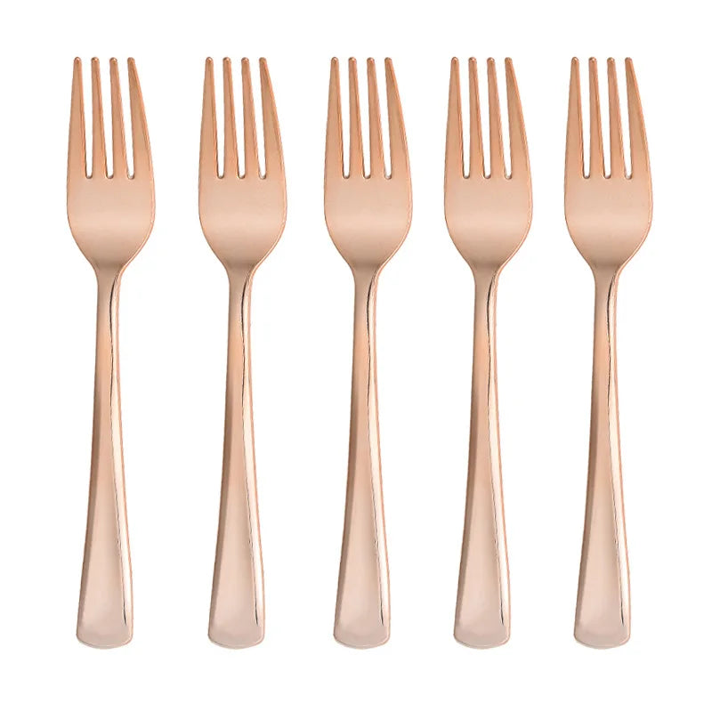 Fourchettes Anniversaire Rose Gold