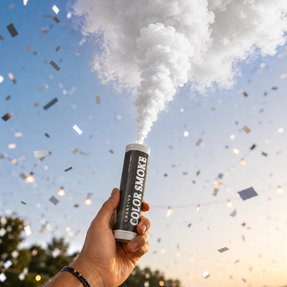 Fumigène à Main Blanc